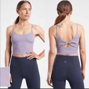 Athleta NWT twist back crop yoga tank 3x